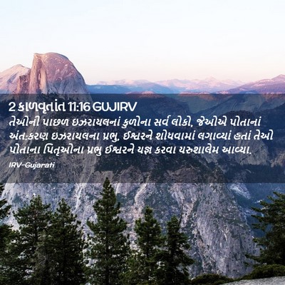 Picture 02 - 2 કાળવૃતાંત 11:16 GUJIRV - તેઓની પાછળ - Bible Verse Picture