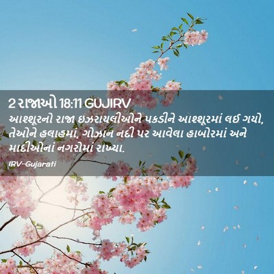 Picture 02 - 2 રાજાઓ 18:11 GUJIRV - આશ્શૂરનો રાજા - Bible Verse Picture