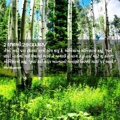 Picture 02 - 2 રાજાઓ 2:9 GUJIRV - તેઓ નદી પાર ઊતર્યા - Bible Verse Picture