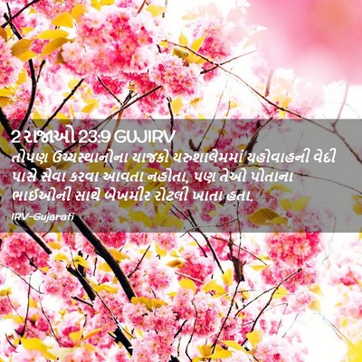 Picture 02 - 2 રાજાઓ 23:9 GUJIRV - તોપણ ઉચ્ચસ્થાનોના - Bible Verse Picture