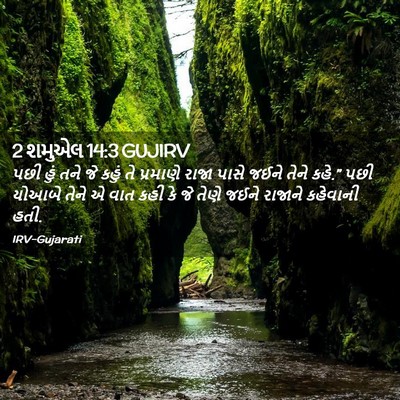 Picture 02 - 2 શમુએલ 14:3 GUJIRV - પછી હું તને જે કહું - Bible Verse Picture