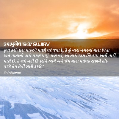 Picture 02 - 2 શમુએલ 19:37 GUJIRV - કૃપા કરી તારા - Bible Verse Picture