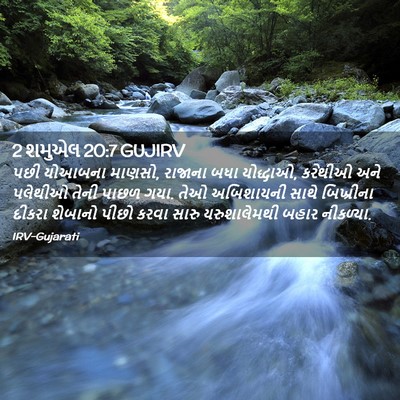 Picture 02 - 2 શમુએલ 20:7 GUJIRV - પછી યોઆબના માણસો, - Bible Verse Picture