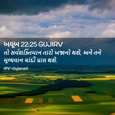 Picture 02 - અયૂબ 22:25 GUJIRV - તો સર્વશક્તિમાન - Bible Verse Picture
