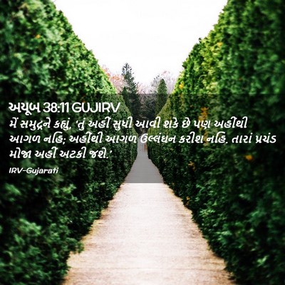 Picture 02 - અયૂબ 38:11 GUJIRV - મેં સમુદ્રને - Bible Verse Picture
