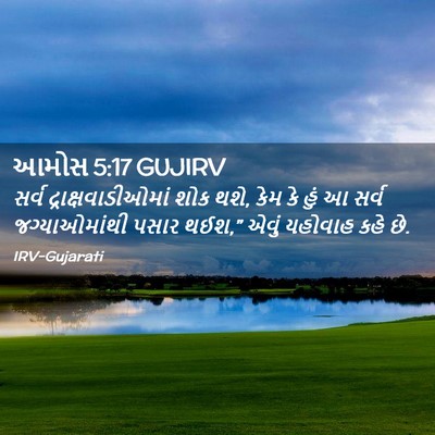 Picture 02 - આમોસ 5:17 GUJIRV - સર્વ - Bible Verse Picture