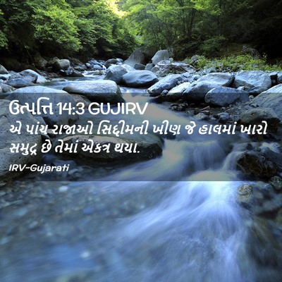Picture 02 - ઉત્પત્તિ 14:3 GUJIRV - એ પાંચ રાજાઓ - Bible Verse Picture