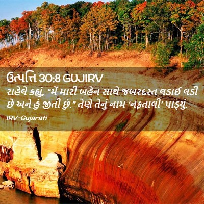 Picture 02 - ઉત્પત્તિ 30:8 GUJIRV - રાહેલે કહ્યું, - Bible Verse Picture