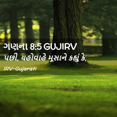 Picture 02 - ગણના 8:5 GUJIRV - પછી, યહોવાહે - Bible Verse Picture