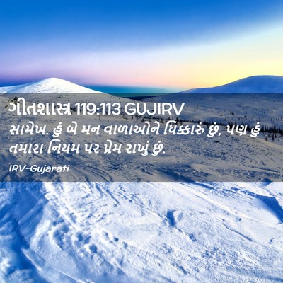 Picture 02 - ગીતશાસ્ત્ર 119:113 GUJIRV - સામેખ. હું બે મન - Bible Verse Picture