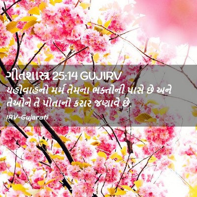 Picture 02 - ગીતશાસ્ત્ર 25:14 GUJIRV - યહોવાહનો મર્મ - Bible Verse Picture