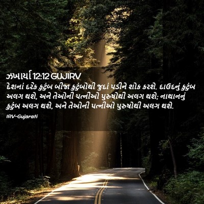 Picture 02 - ઝખાર્યા 12:12 GUJIRV - દેશનાં દરેક - Bible Verse Picture