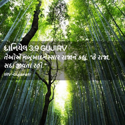 Picture 02 - દાનિયેલ 3:9 GUJIRV - તેઓએ - Bible Verse Picture