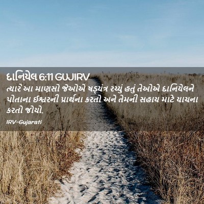 Picture 02 - દાનિયેલ 6:11 GUJIRV - ત્યારે આ માણસો - Bible Verse Picture