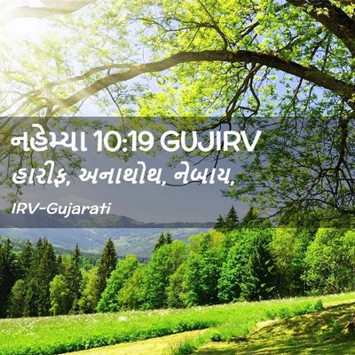 Picture 02 - નહેમ્યા 10:19 GUJIRV - હારીફ, અનાથોથ, - Bible Verse Picture