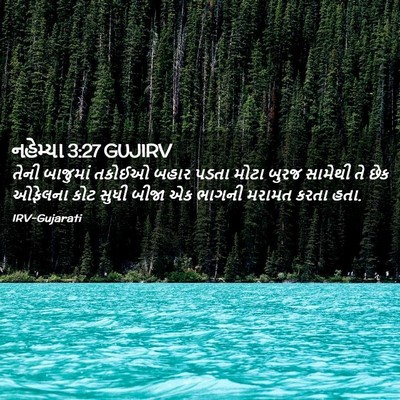 Picture 02 - નહેમ્યા 3:27 GUJIRV - તેની બાજુમાં - Bible Verse Picture
