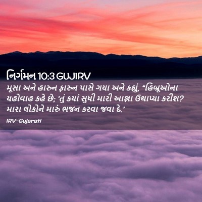 Picture 02 - નિર્ગમન 10:3 GUJIRV - મૂસા અને હારુન - Bible Verse Picture