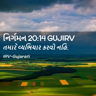 Picture 02 - નિર્ગમન 20:14 GUJIRV - તમારે વ્યભિચાર - Bible Verse Picture