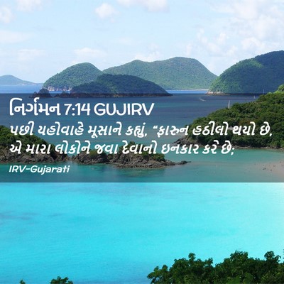 Picture 02 - નિર્ગમન 7:14 GUJIRV - પછી યહોવાહે - Bible Verse Picture