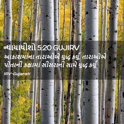 Picture 02 - ન્યાયાધીશો 5:20 GUJIRV - આકાશમાંના તારાઓએ - Bible Verse Picture