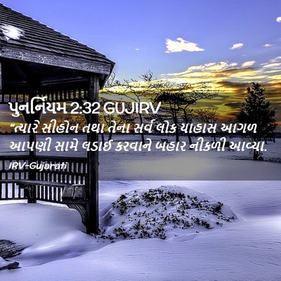 Picture 02 - પુનર્નિયમ 2:32 GUJIRV - “ત્યારે સીહોન તથા - Bible Verse Picture