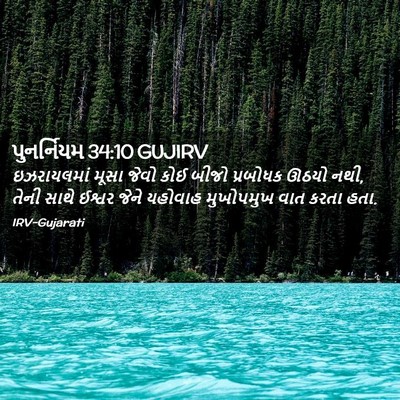 Picture 02 - પુનર્નિયમ 34:10 GUJIRV - ઇઝરાયલમાં મૂસા - Bible Verse Picture