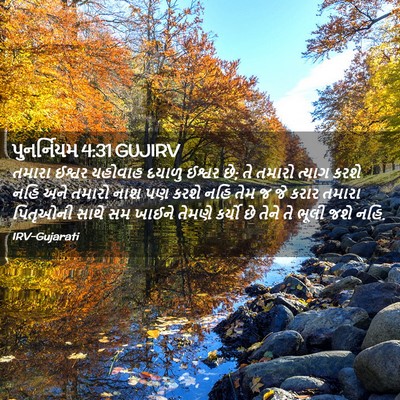 Picture 02 - પુનર્નિયમ 4:31 GUJIRV - તમારા ઈશ્વર - Bible Verse Picture