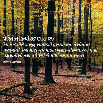 Picture 02 - પ્રેરિતોનાં ક્રત્યો 8:7 GUJIRV - કેમ કે જેઓને - Bible Verse Picture