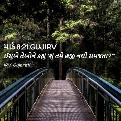 Picture 02 - માર્ક 8:21 GUJIRV - ઈસુએ તેઓને કહ્યું - Bible Verse Picture