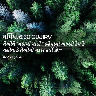 Picture 02 - યર્મિયા 6:30 GUJIRV - તેઓને “નકામી - Bible Verse Picture