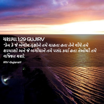 Picture 02 - યશાયા 1:29 GUJIRV - “કેમ કે જે એલોન - Bible Verse Picture