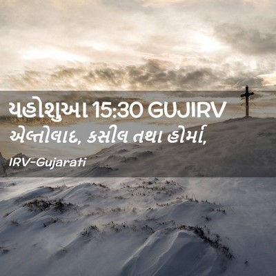 Picture 02 - યહોશુઆ 15:30 GUJIRV - એલ્તોલાદ, કસીલ તથા - Bible Verse Picture