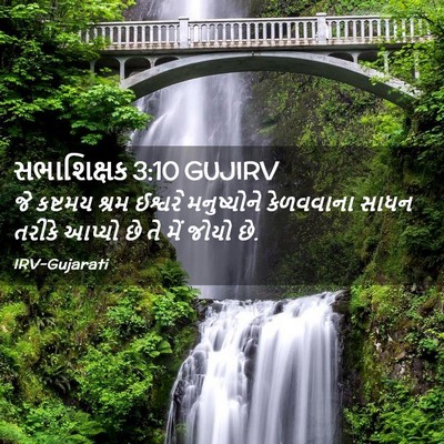 Picture 02 - સભાશિક્ષક 3:10 GUJIRV - જે કષ્ટમય શ્રમ - Bible Verse Picture