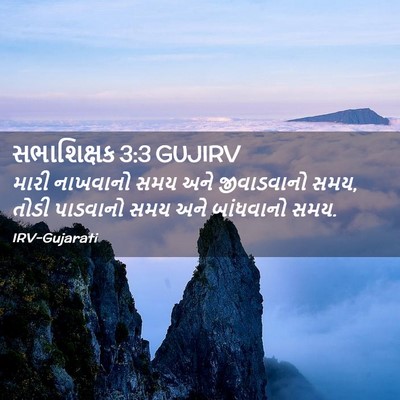 Picture 02 - સભાશિક્ષક 3:3 GUJIRV - મારી નાખવાનો સમય - Bible Verse Picture