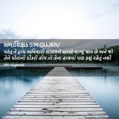 Picture 02 - સભાશિક્ષક 5:14 GUJIRV - પરંતુ તે દ્રવ્ય - Bible Verse Picture