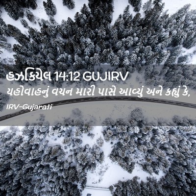 Picture 02 - હઝકિયેલ 14:12 GUJIRV - યહોવાહનું વચન - Bible Verse Picture
