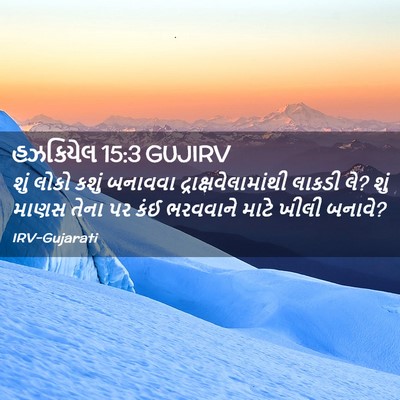 Picture 02 - હઝકિયેલ 15:3 GUJIRV - શું લોકો કશું - Bible Verse Picture