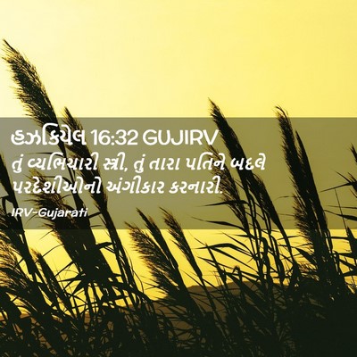 Picture 02 - હઝકિયેલ 16:32 GUJIRV - તું વ્યભિચારી - Bible Verse Picture