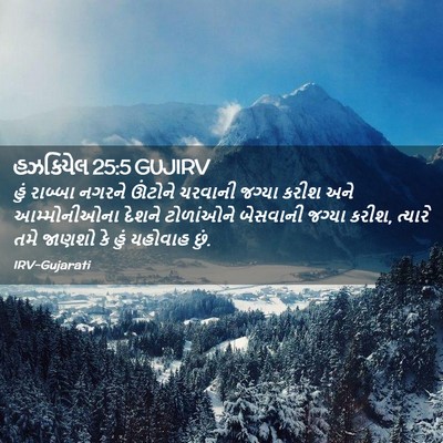Picture 02 - હઝકિયેલ 25:5 GUJIRV - હું રાબ્બા નગરને - Bible Verse Picture