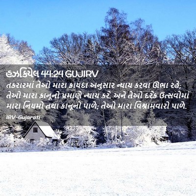 Picture 02 - હઝકિયેલ 44:24 GUJIRV - તકરારમાં તેઓ મારા - Bible Verse Picture