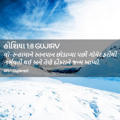 Picture 02 - હોશિયા 1:8 GUJIRV - લો-રૂહામાને - Bible Verse Picture