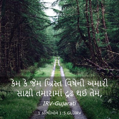 Picture 03 - 1 કરિંથીઓને 1:5 GUJIRV - કેમ કે જેમ ખ્રિસ્ત - Bible Verse Picture