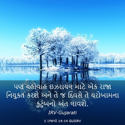 Picture 03 - 1 રાજાઓ 14:14 GUJIRV - પણ યહોવાહ ઇઝરાયલ - Bible Verse Picture