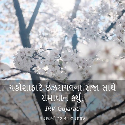 Picture 03 - 1 રાજાઓ 22:44 GUJIRV - યહોશાફાટે - Bible Verse Picture
