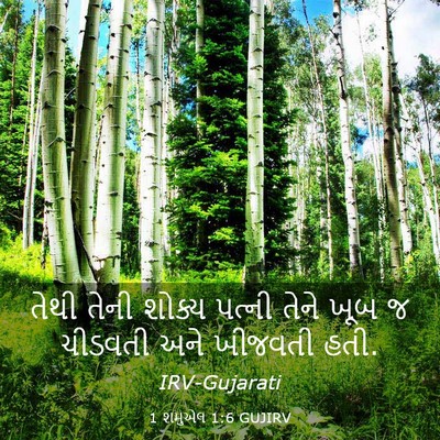 Picture 03 - 1 શમુએલ 1:6 GUJIRV - તેથી તેની શોક્ય - Bible Verse Picture