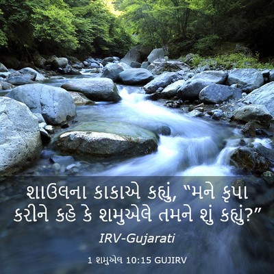 Picture 03 - 1 શમુએલ 10:15 GUJIRV - શાઉલના કાકાએ - Bible Verse Picture