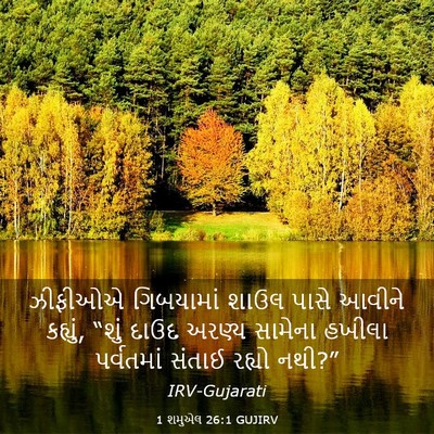 Picture 03 - 1 શમુએલ 26:1 GUJIRV - ઝીફીઓએ ગિબયામાં - Bible Verse Picture