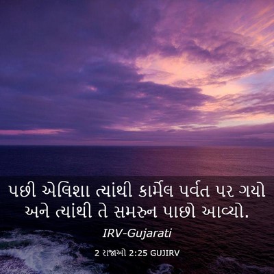 Picture 03 - 2 રાજાઓ 2:25 GUJIRV - પછી એલિશા ત્યાંથી - Bible Verse Picture