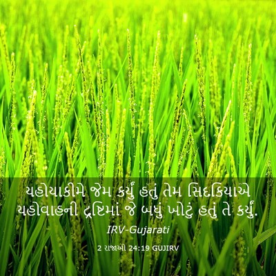 Picture 03 - 2 રાજાઓ 24:19 GUJIRV - યહોયાકીમે જેમ - Bible Verse Picture