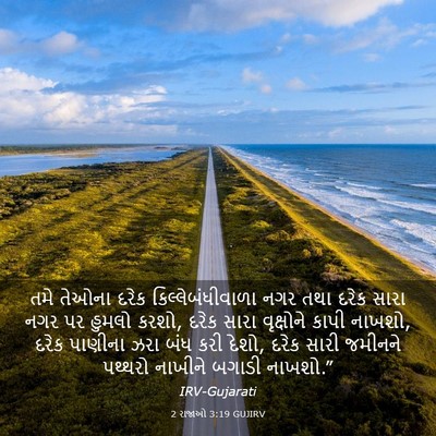 Picture 03 - 2 રાજાઓ 3:19 GUJIRV - તમે તેઓના દરેક - Bible Verse Picture